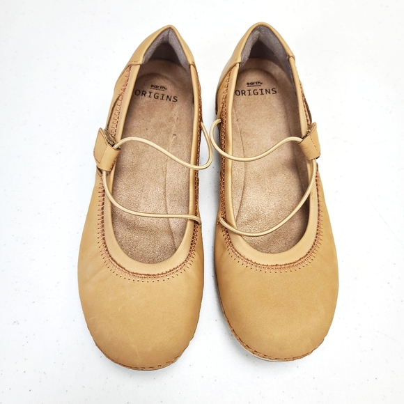 EARTH ORIGINS Suntan Patty Flats Size 6.5 - Picture 3 of 6